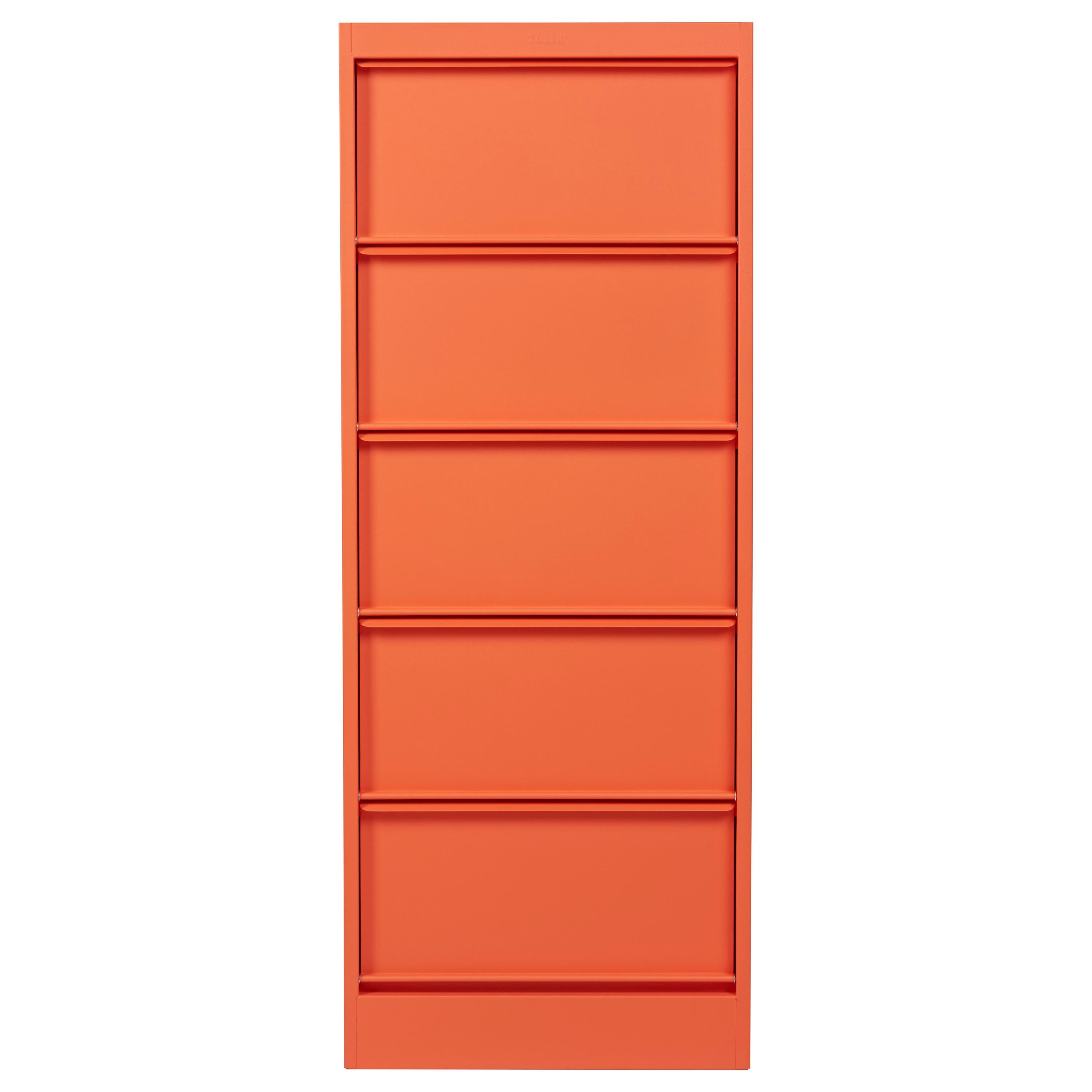 For Sale: Orange (Potiron) CC5 Industrial Cabinet in Essential Colors by Xavier Pauchard & Tolix
