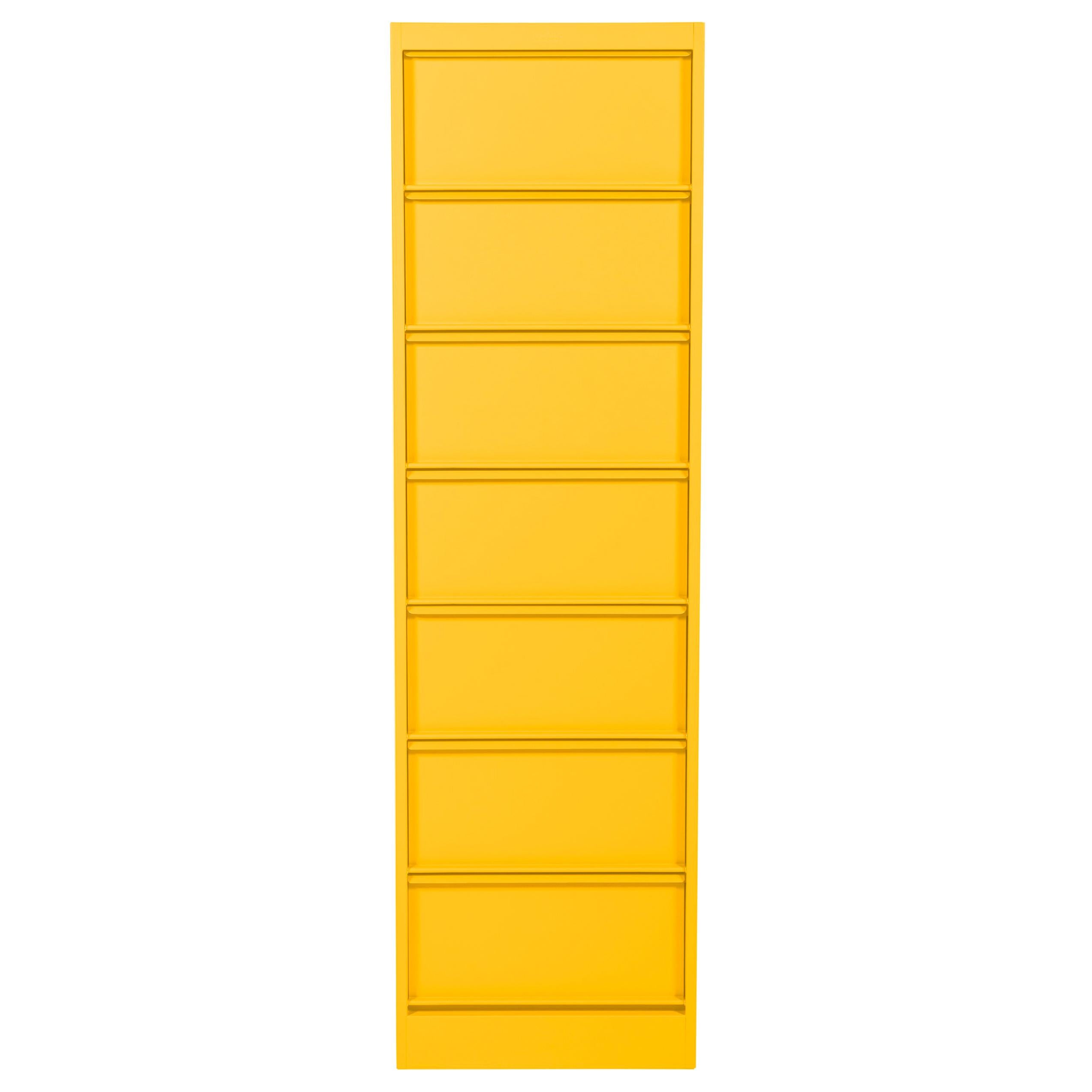 For Sale: Yellow (Citron) CC7 Industrial Cabinet in Essential Colors by Xavier Pauchard and Tolix