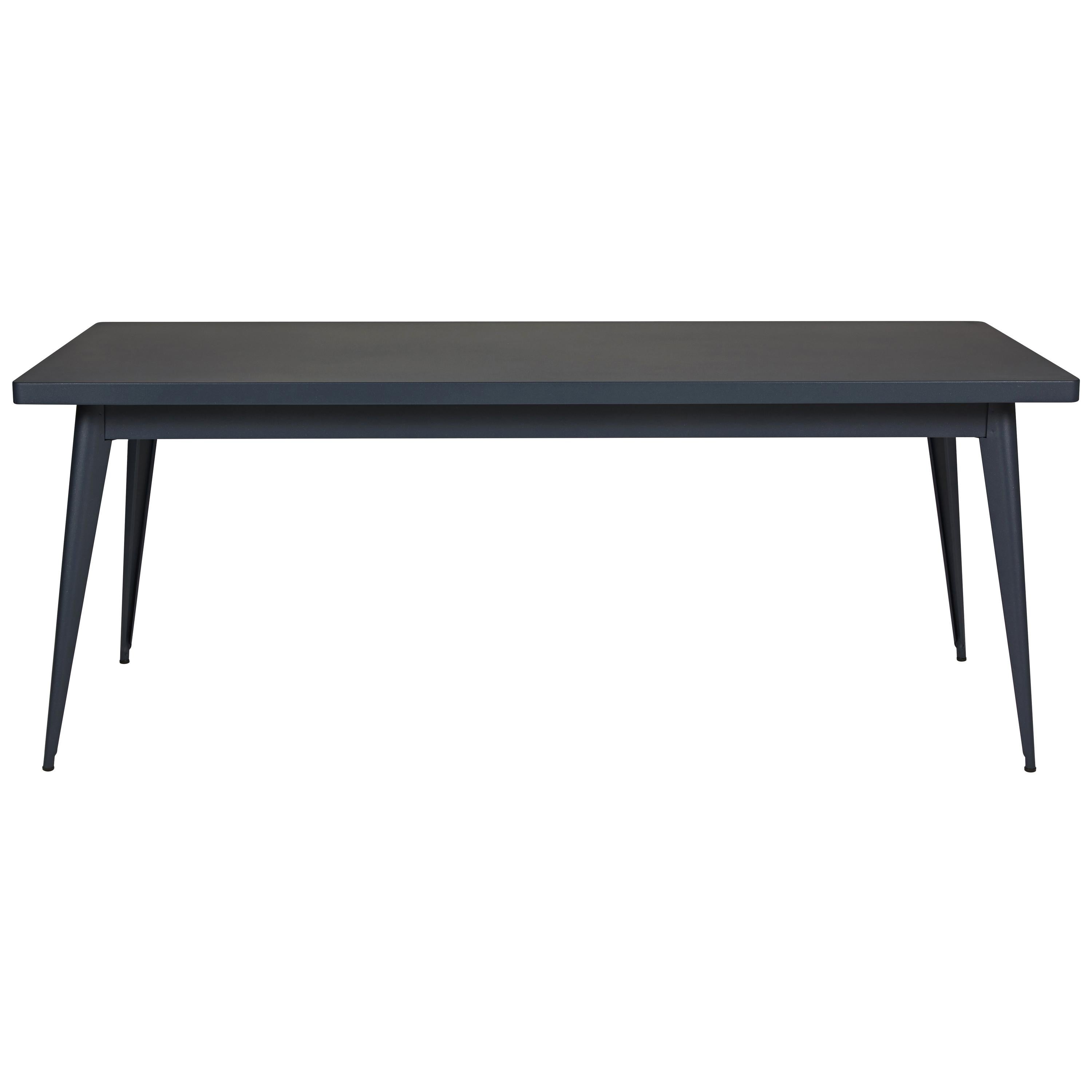 For Sale: Blue (Bleu Nuit) 55 Large Table Indoor 95x200 by Jean Pauchard & Tolix