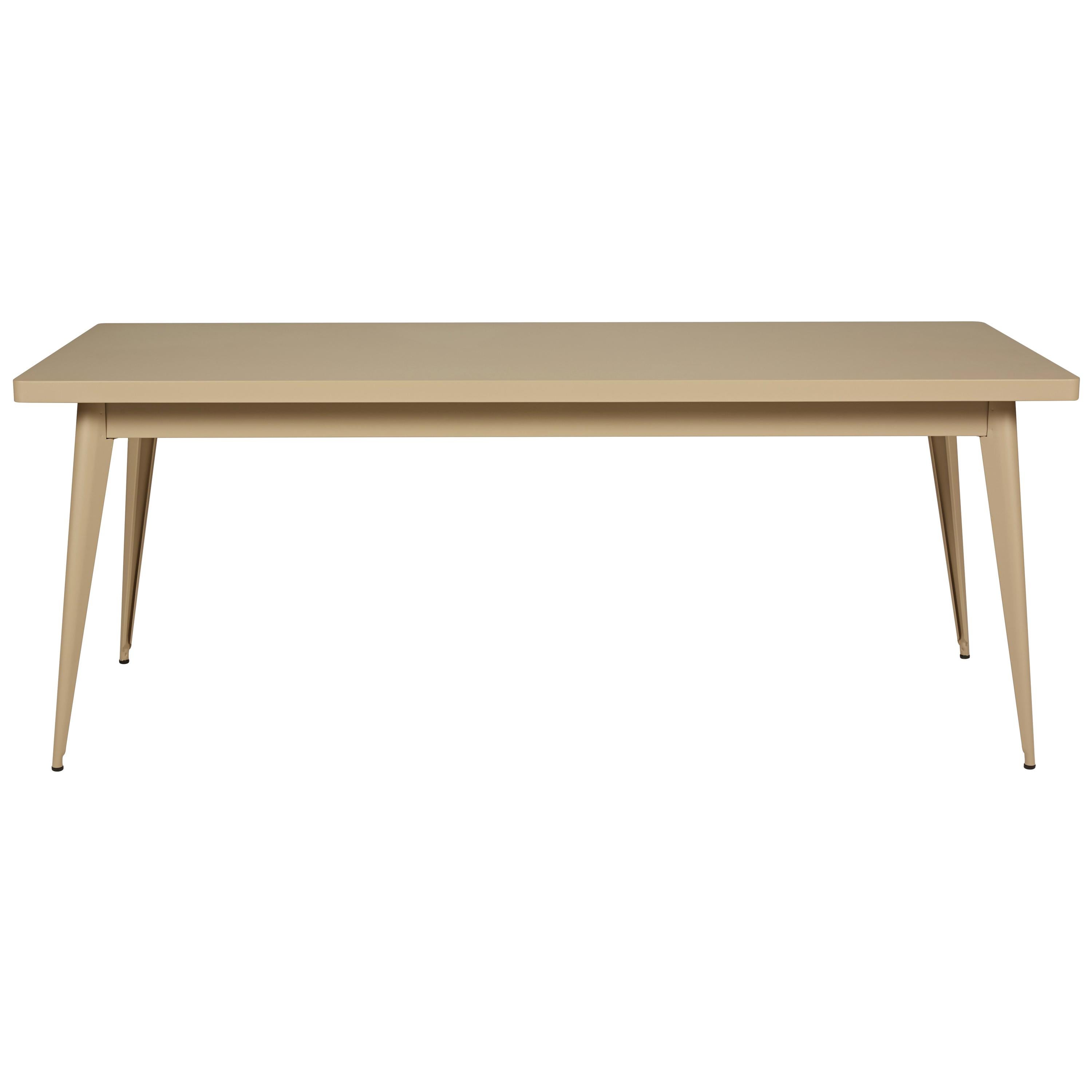 For Sale: Brown (Muscade) 55 Large Table Indoor 95x200 in Essential Colors by Jean Pauchard & Tolix