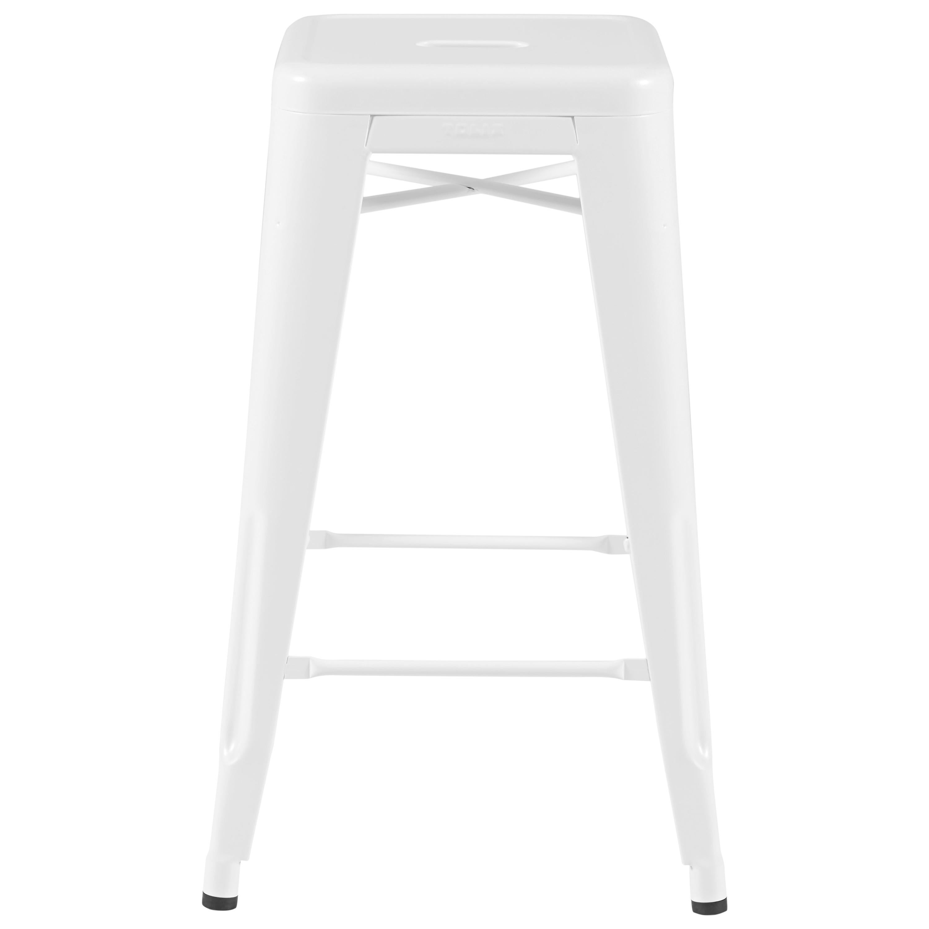 For Sale: White (Blanc) H Stool 65 in Essential Colors by Chantal Andriot and Tolix