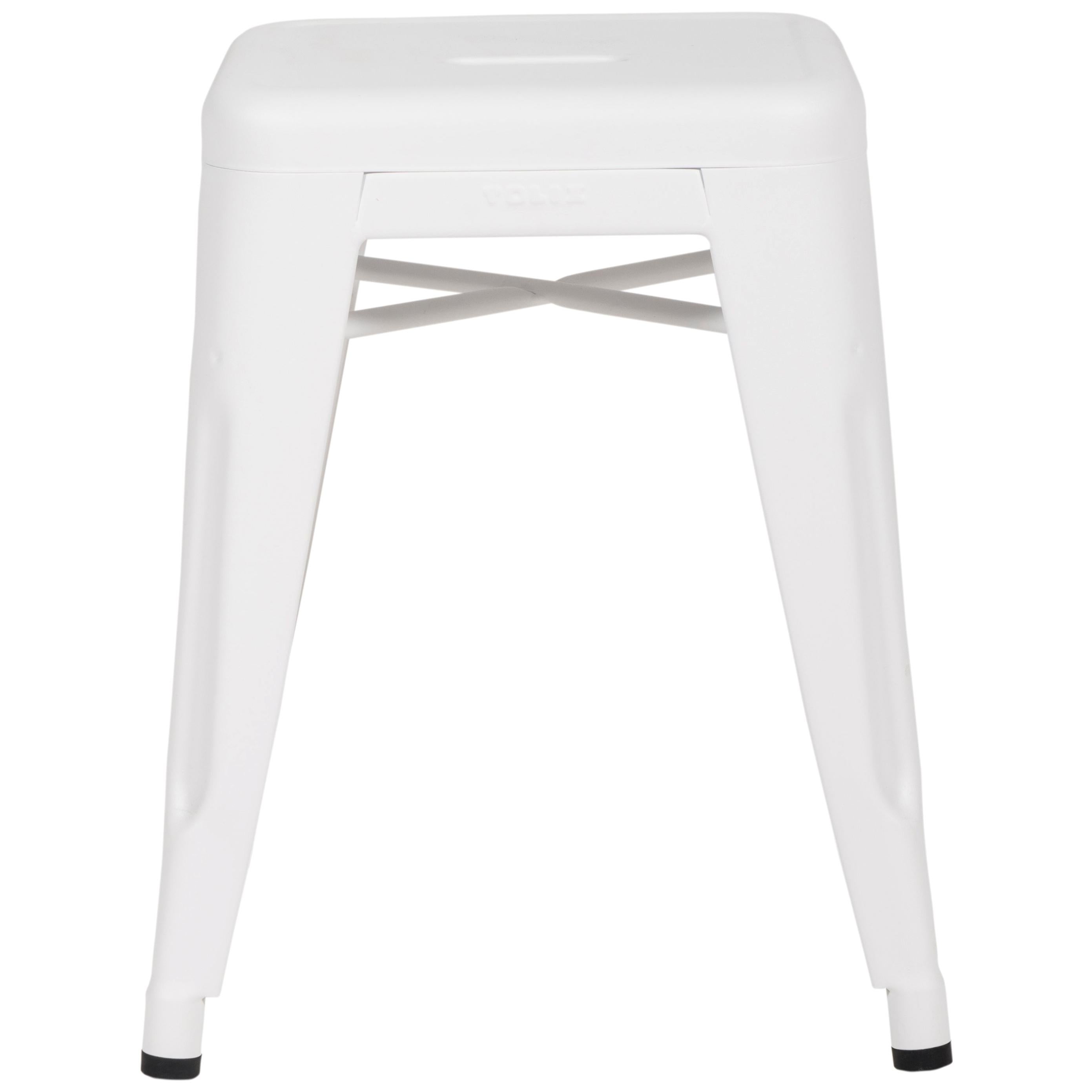 For Sale: White (Blanc) H Stool 45 in Essential Colors by Chantal Andriot and Tolix