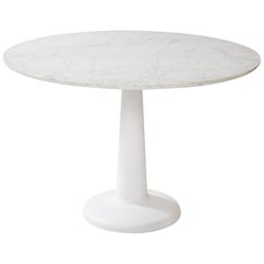 G Plateau Table with Marble Top in Essential Colors by Chantal Andriot & Tolix
