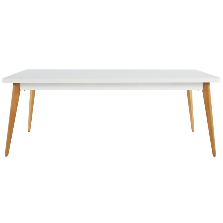 Customizable 55 Table 95x200 with Wood Legs in Essential Colors by Jean  Pauchard and Tolix For Sale at 1stDibs