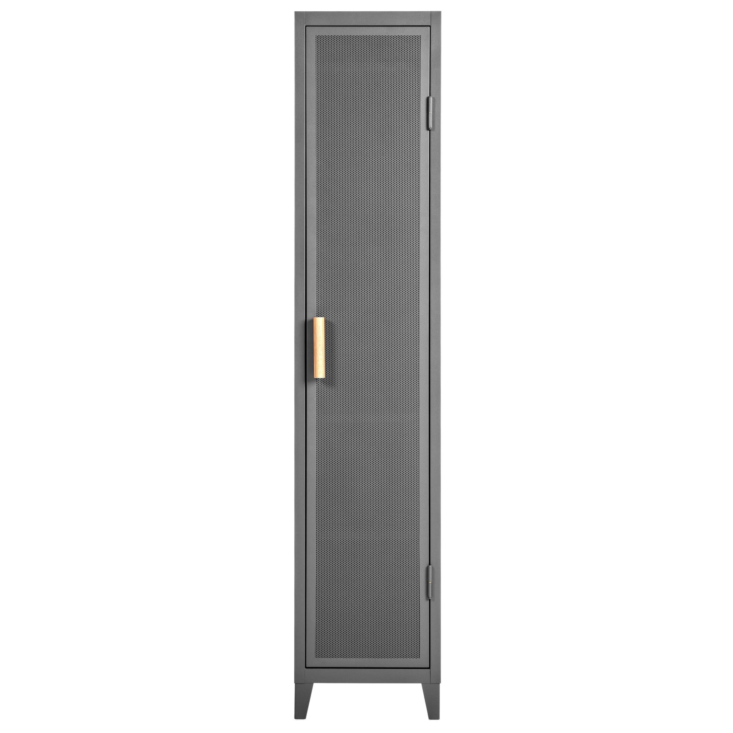 For Sale: Gray (Gris Souris) B1 Perforated High Locker in Essential Colors by Chantal Andriot and Tolix