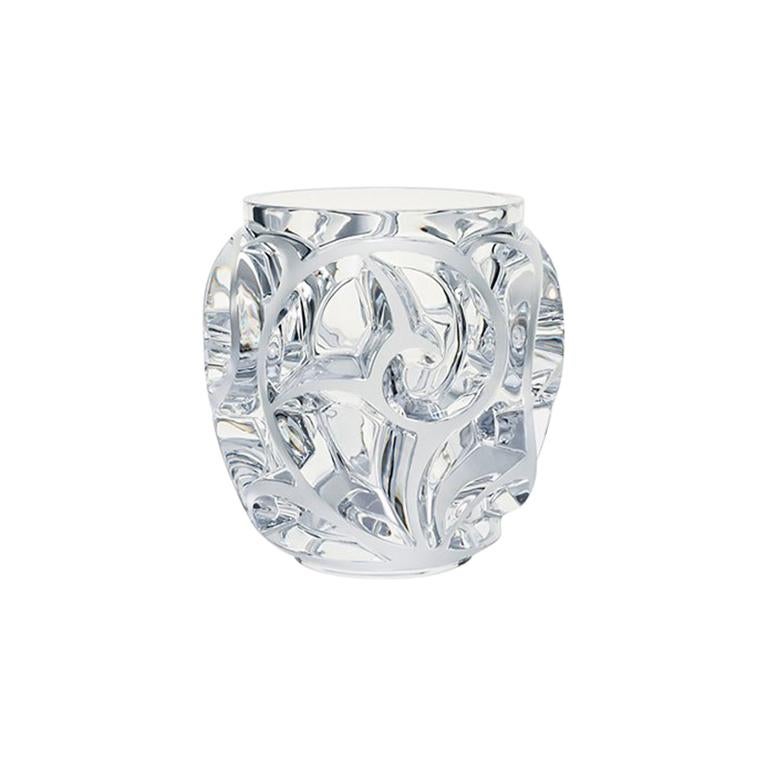 in vendita: Clear Vaso Tourbillons piccolo in vetro cristallo di Lalique 2