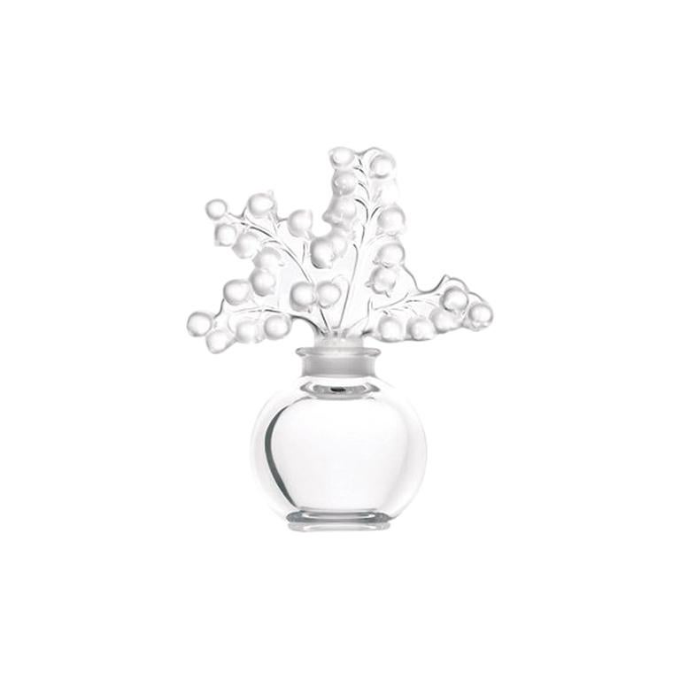 For Sale: Clear Clairefontaine Perfume Bottle in Crystal Glass by Lalique 2