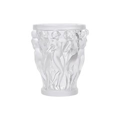 Small Bacchantes Vase in Crystal Glass by Lalique