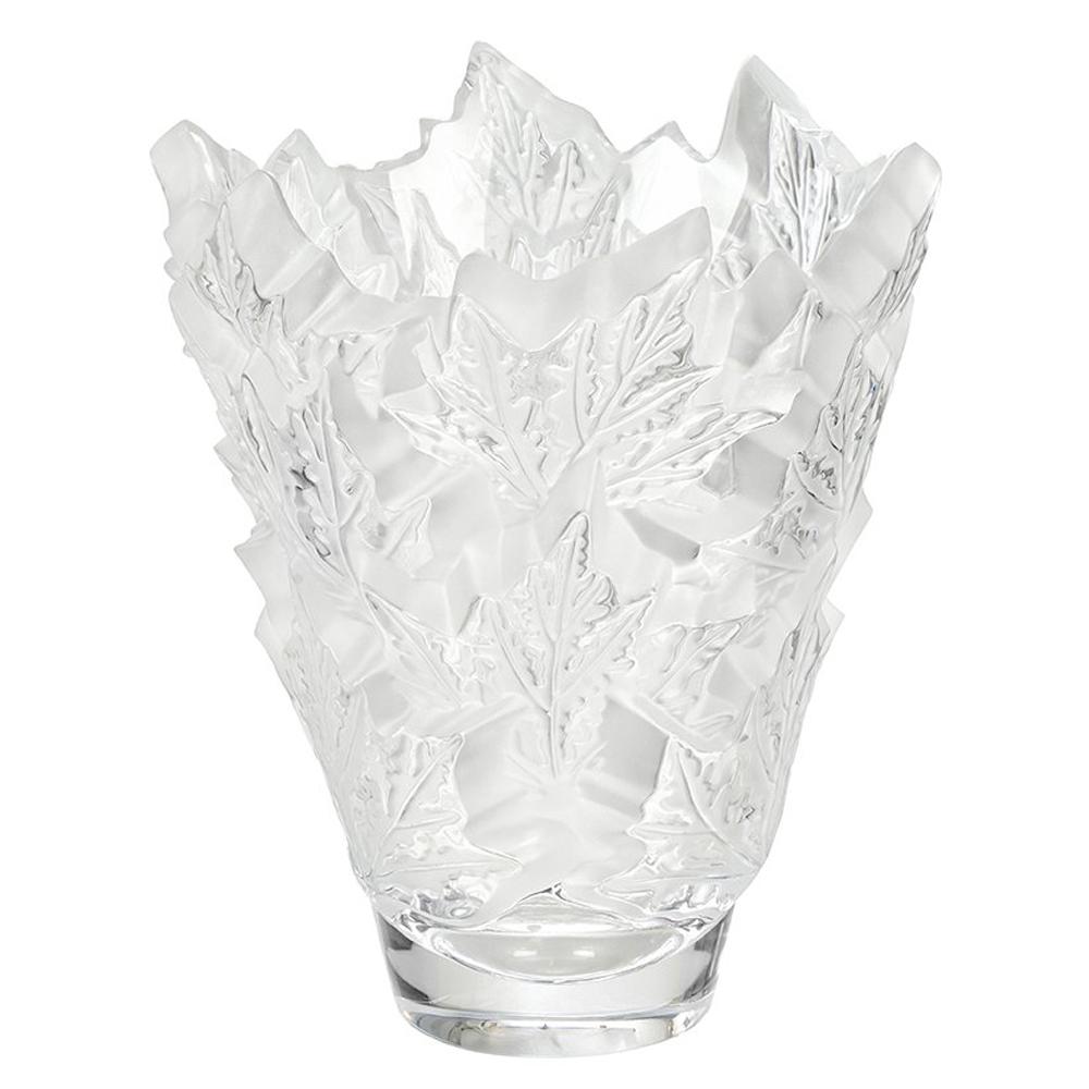 For Sale: Clear Large Champs-Élysées Vase in Crystal Glass by Lalique