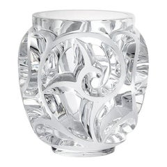 Tourbillons Vase in Crystal Glass by Lalique