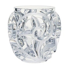 Small Tourbillons Vase in Crystal Glass by Lalique 