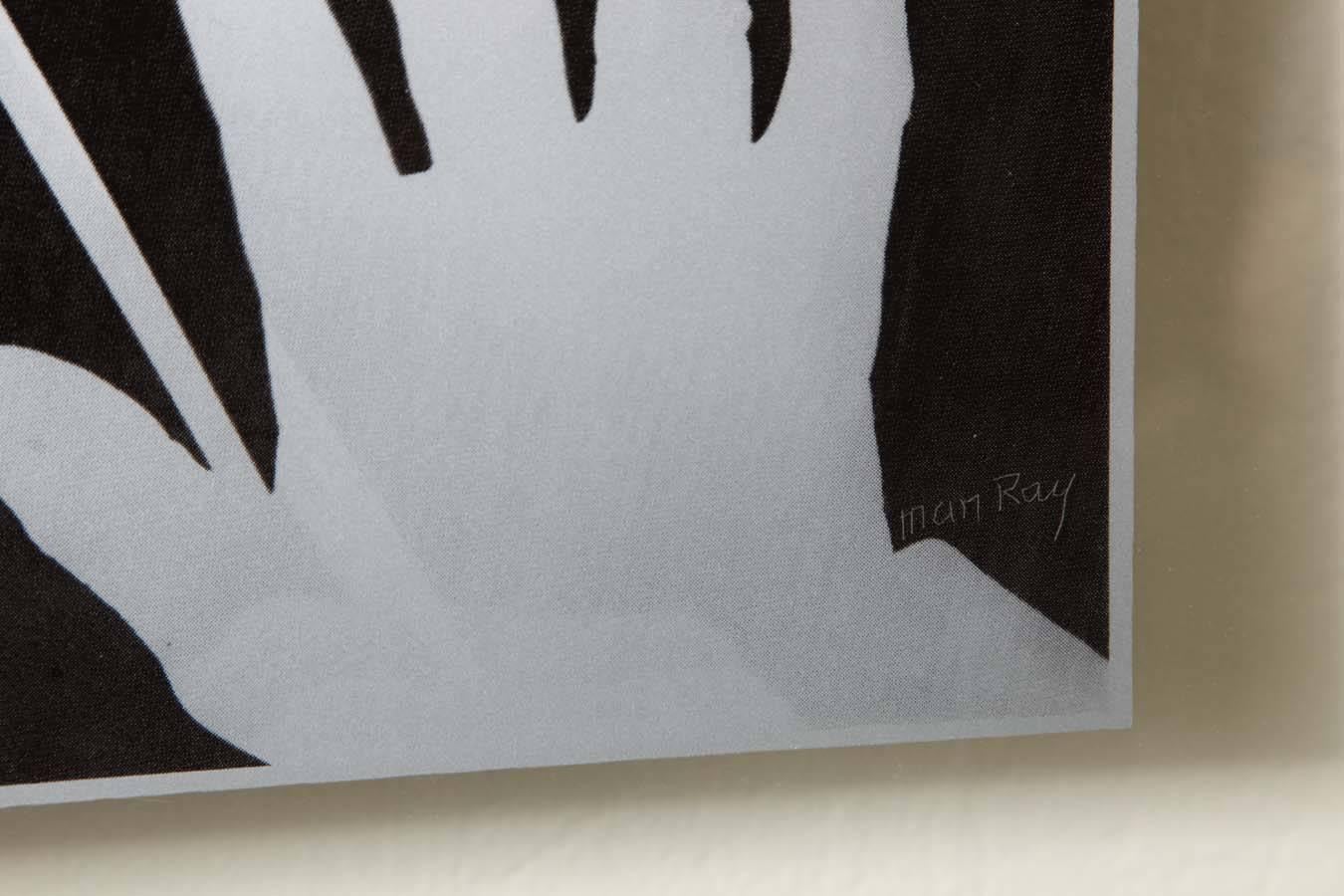 Hands - Black Black and White Photograph by Man Ray