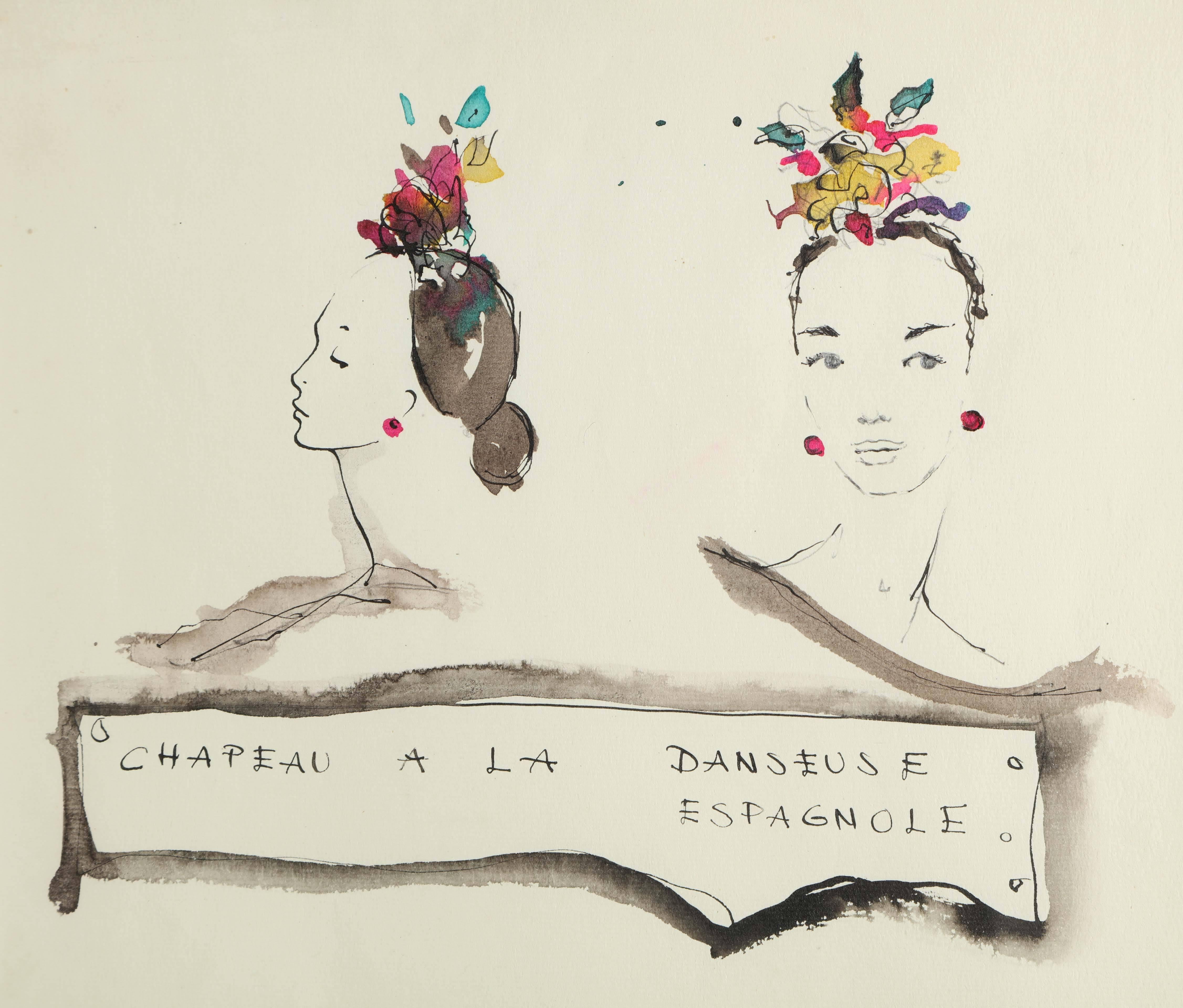 Chapeau a La Danseuse Espagnole - Art by Serge Matta