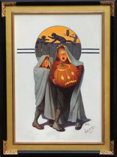 Halloween Scare, Saturday Evening Post Cover