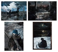 Four Paintings by Miles Cleveland Goodwin 