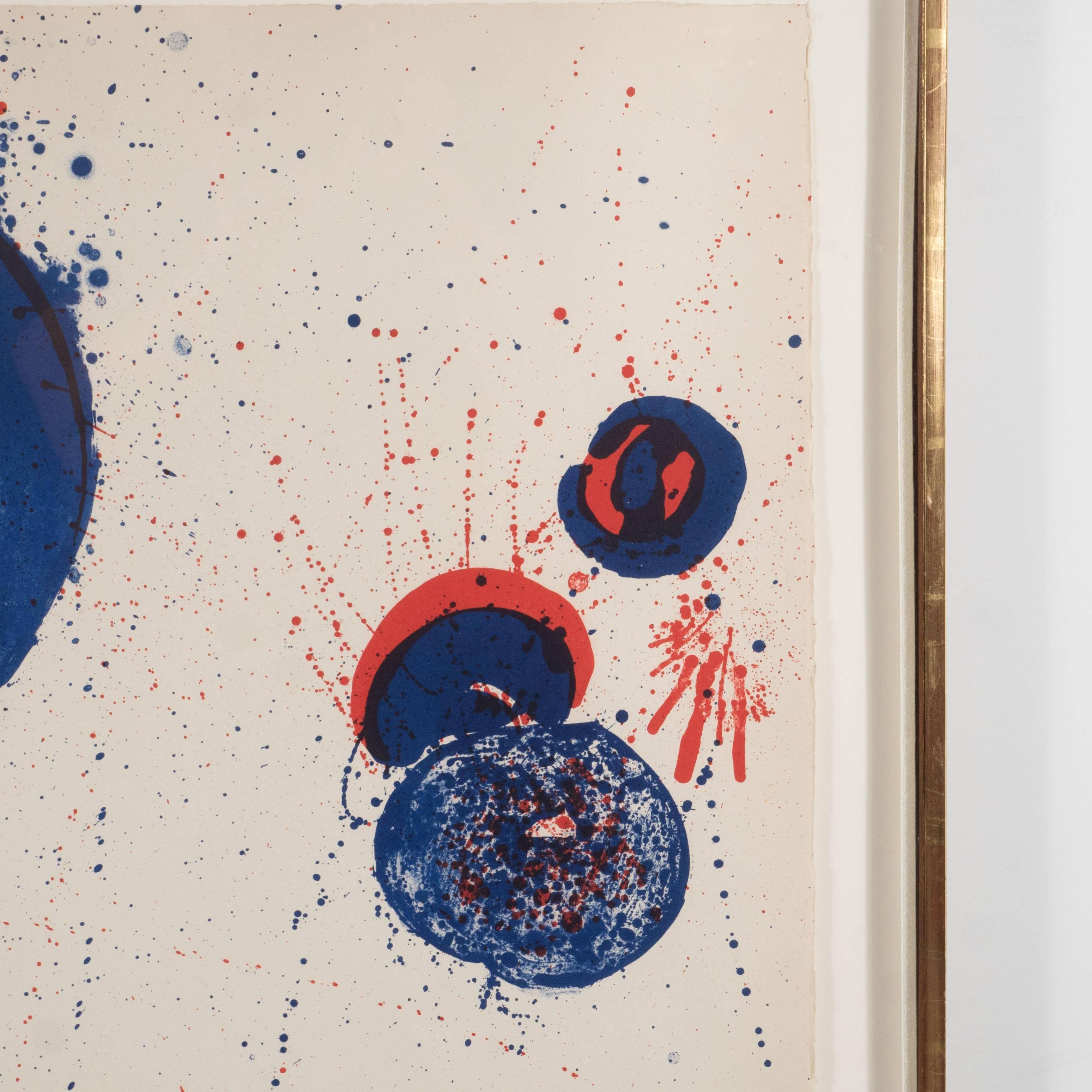 Chinese Planet Lithograph by Sam Francis, 1963 1