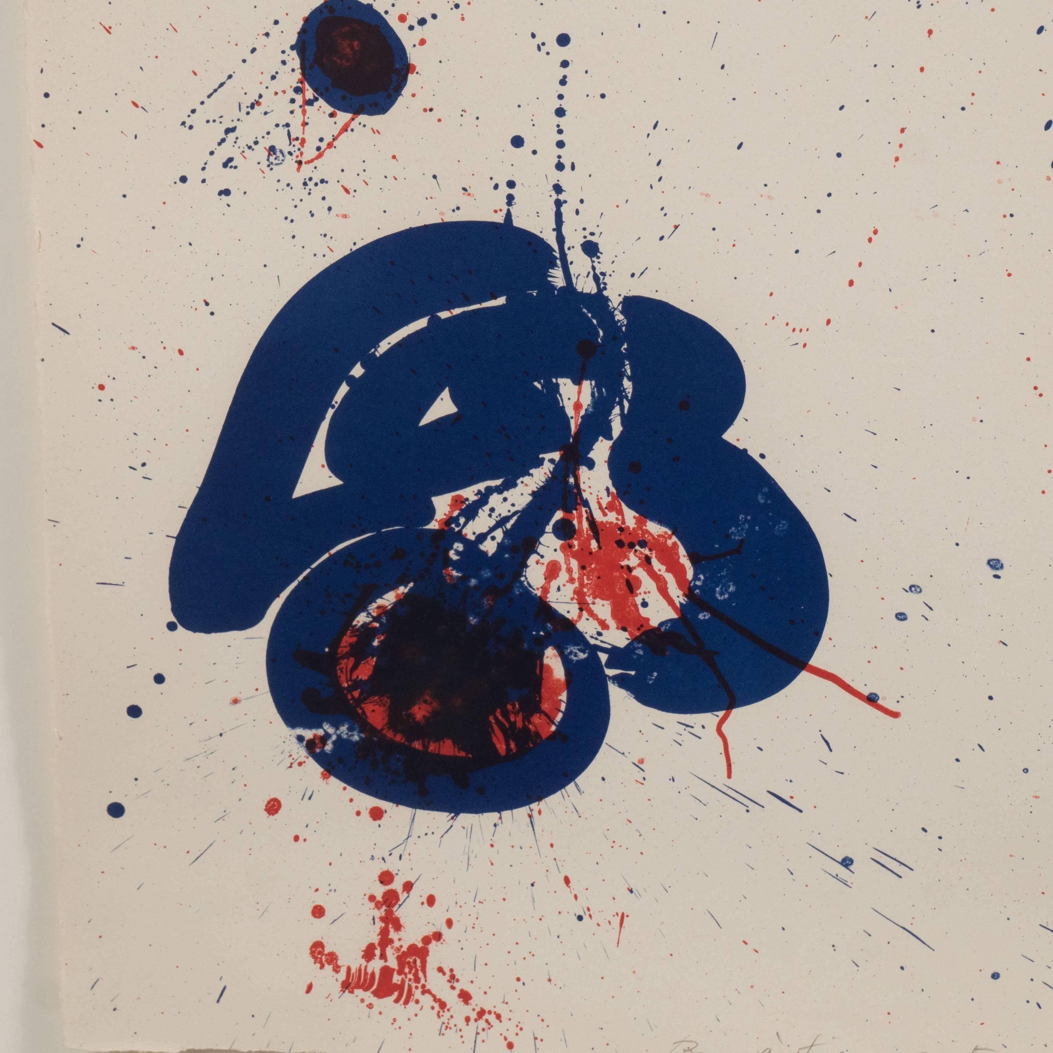 Chinese Planet Lithograph by Sam Francis, 1963 3