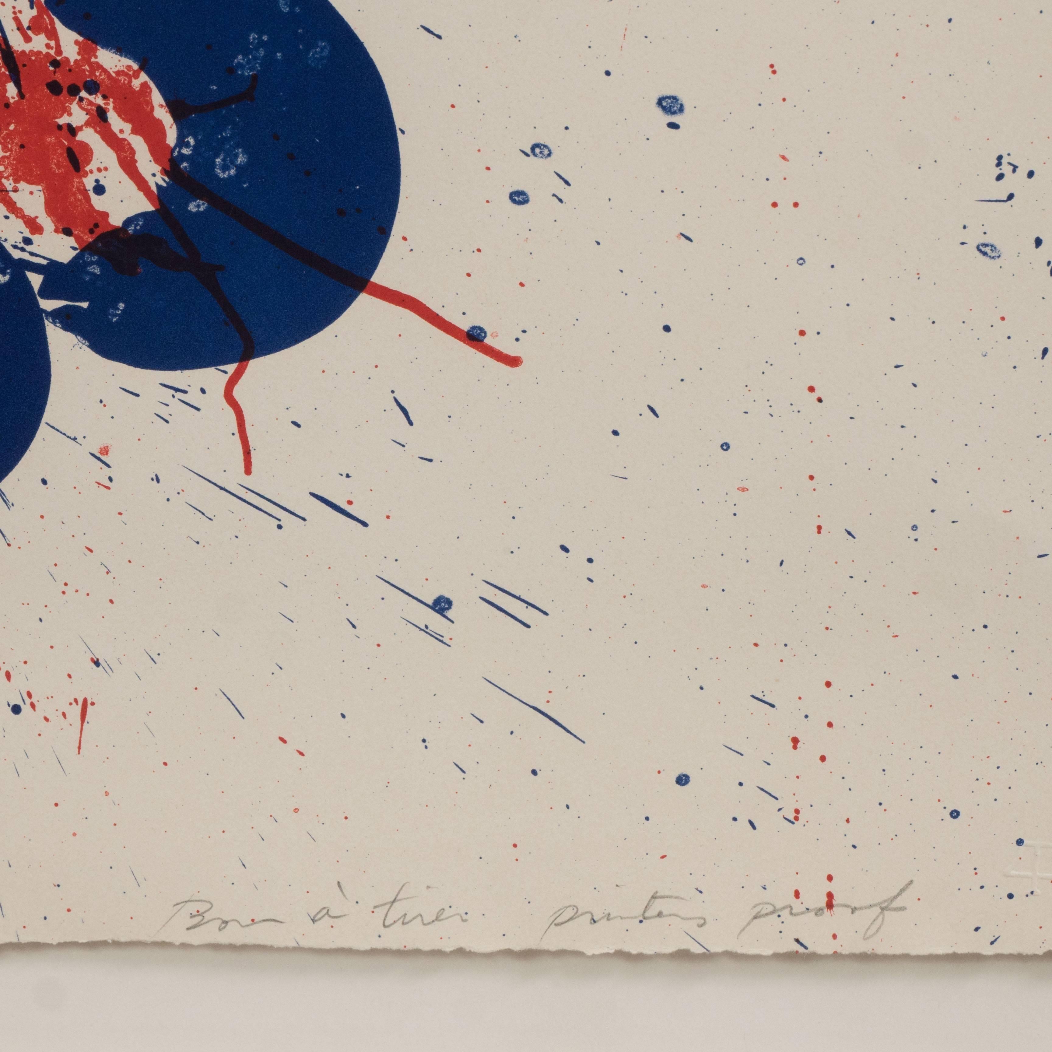 Chinese Planet Lithograph by Sam Francis, 1963 4
