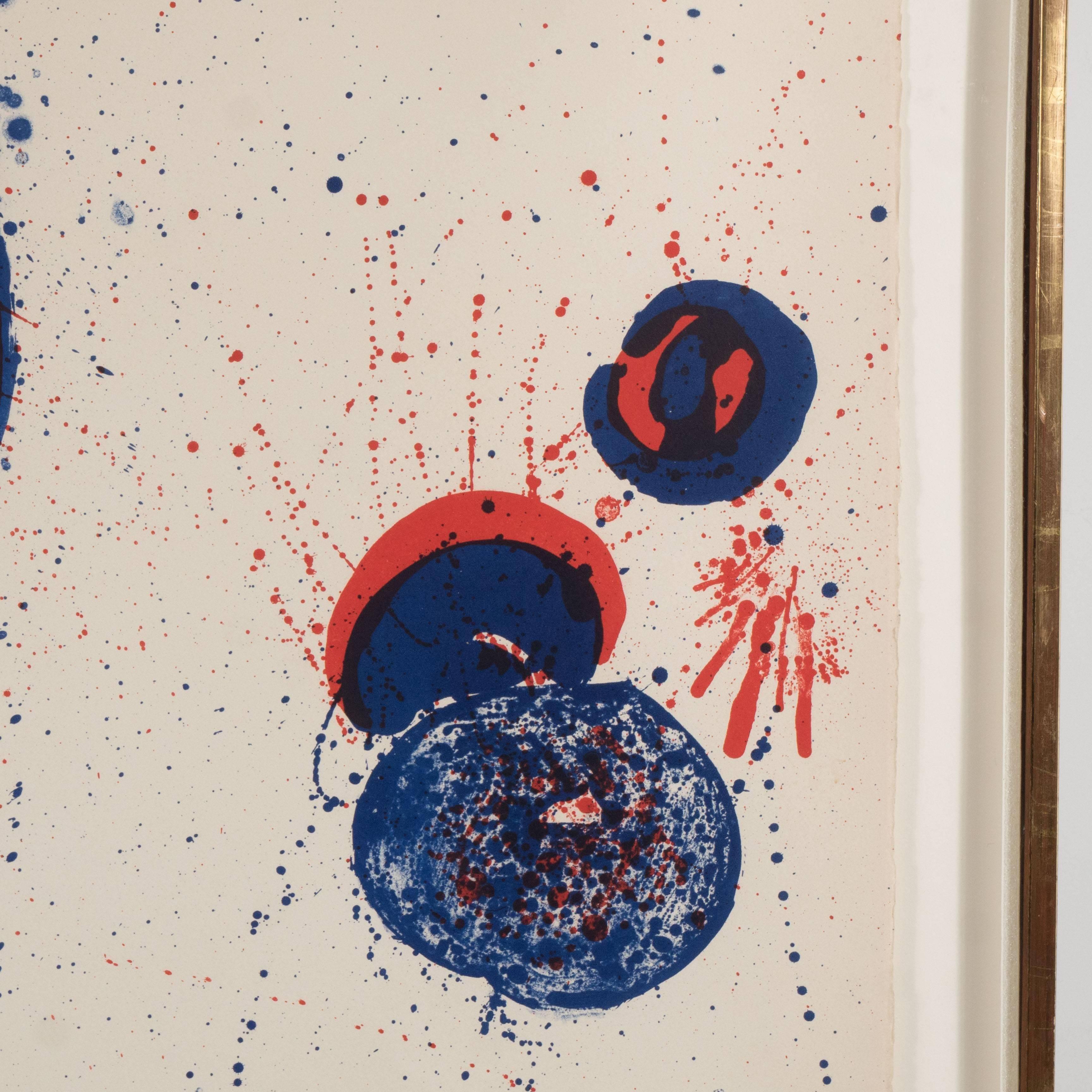 Chinese Planet Lithograph by Sam Francis, 1963 8