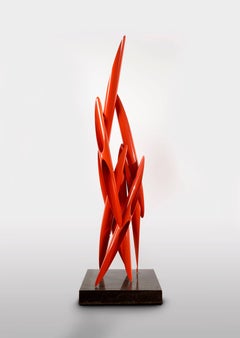 20th Century Aim Sculpture in Painted Aluminum