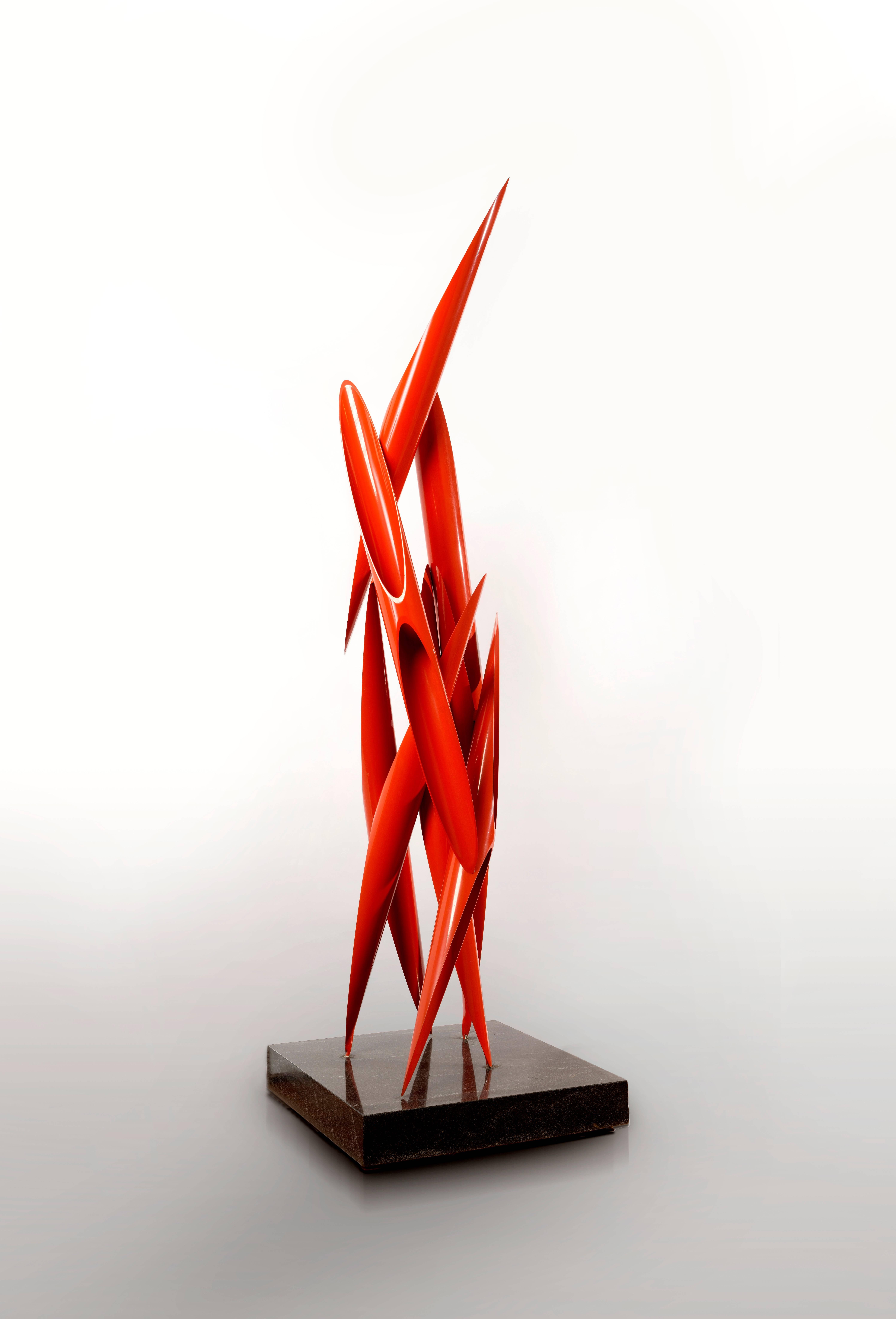 20th Century Aim Sculpture in Painted Aluminum For Sale 3