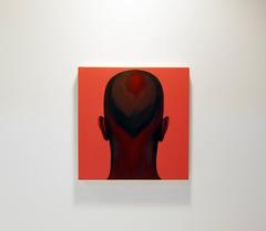 Untitled (Head), oil painting on canvas