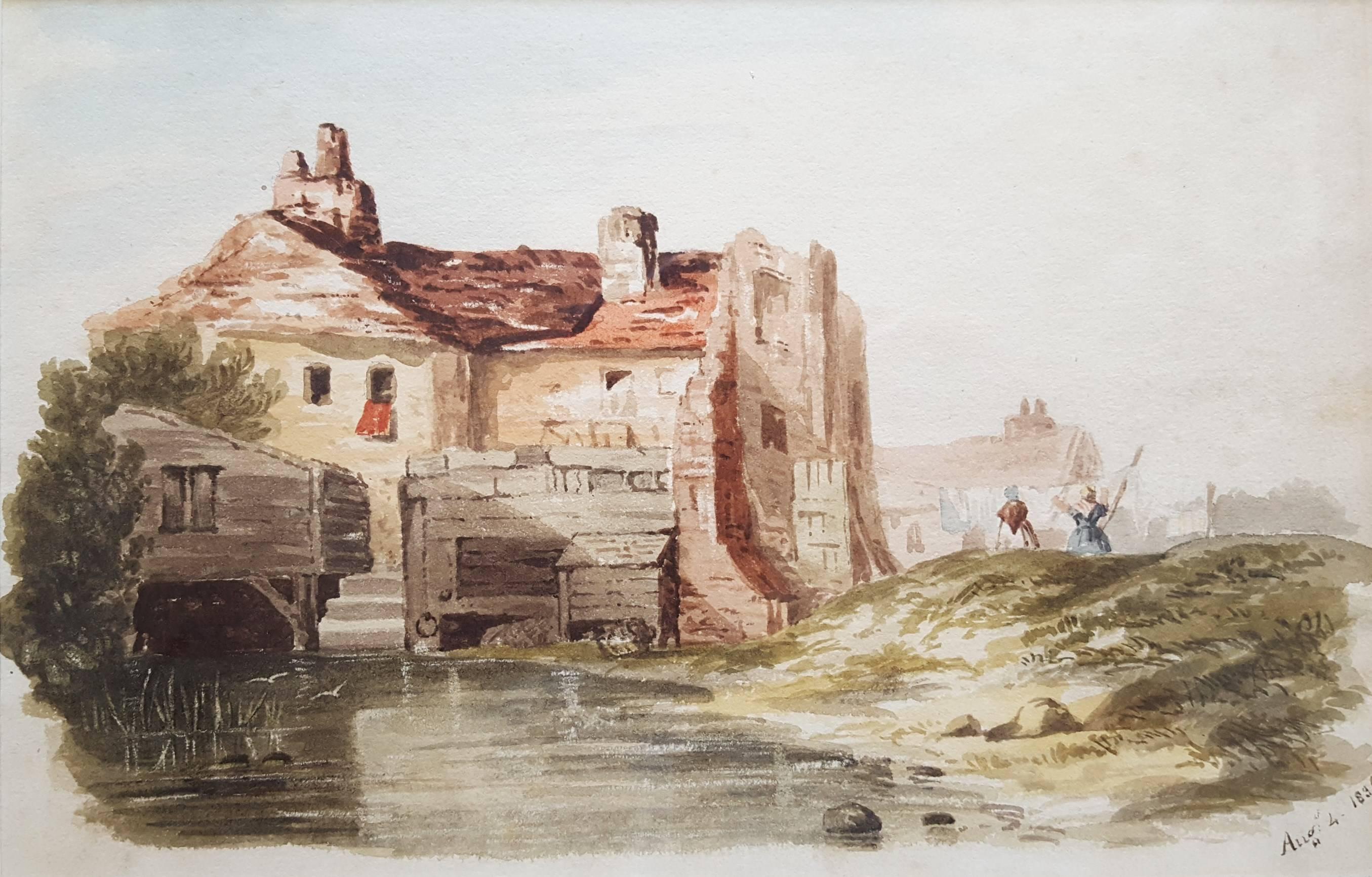 Eliza Sharpe Landscape Art - The Old Mill