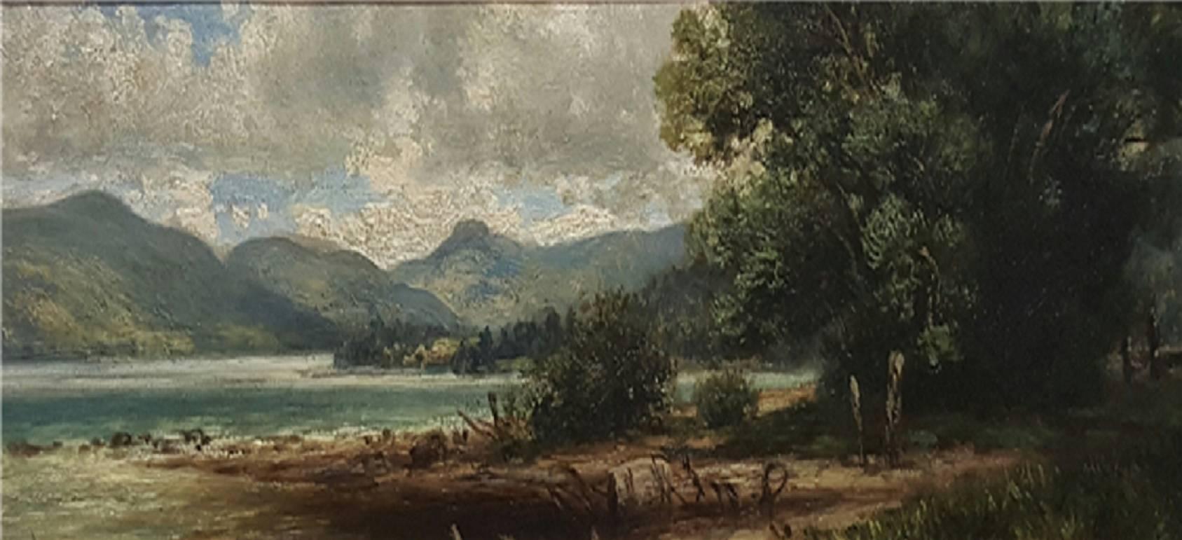 Robert Decker Landscape Painting - Lake George N.Y. 