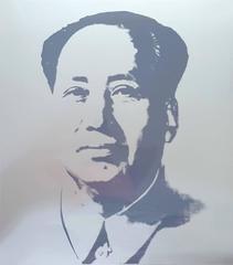 Framed Mao Sunday B. Morning Silkscreen