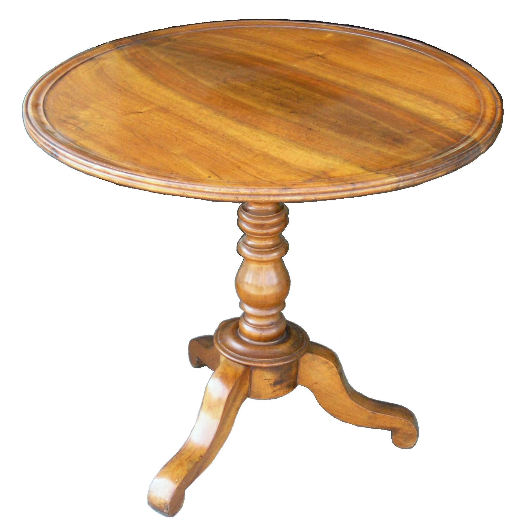 19th Century Louis Philippe Tilt-Top Table For Sale