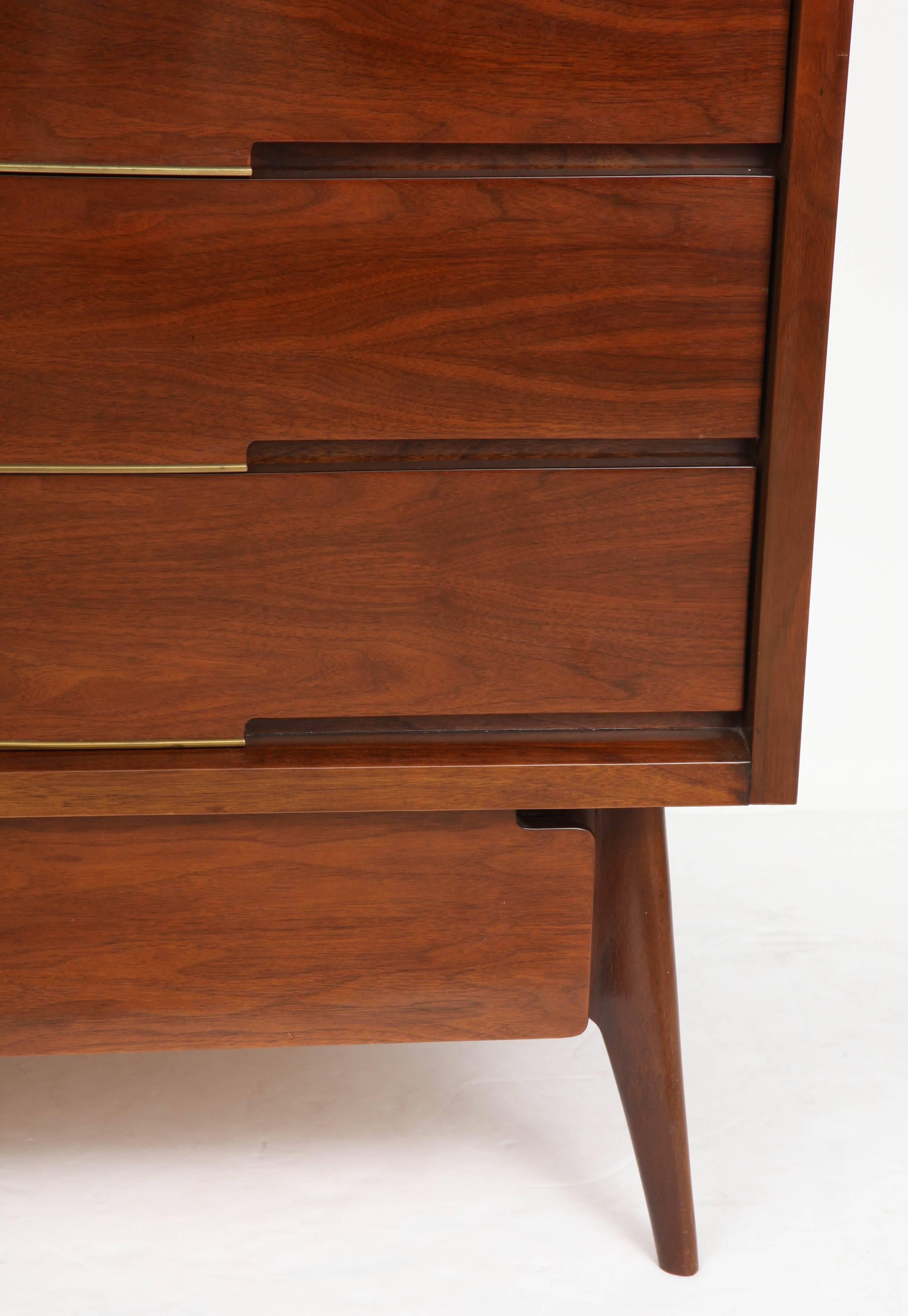 American Hokewood Highboy Chest of Drawers