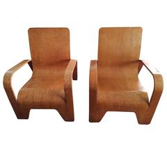 Pair of Lounge Armchairs by Han Pieck Made by Lawo, Netherlands 4