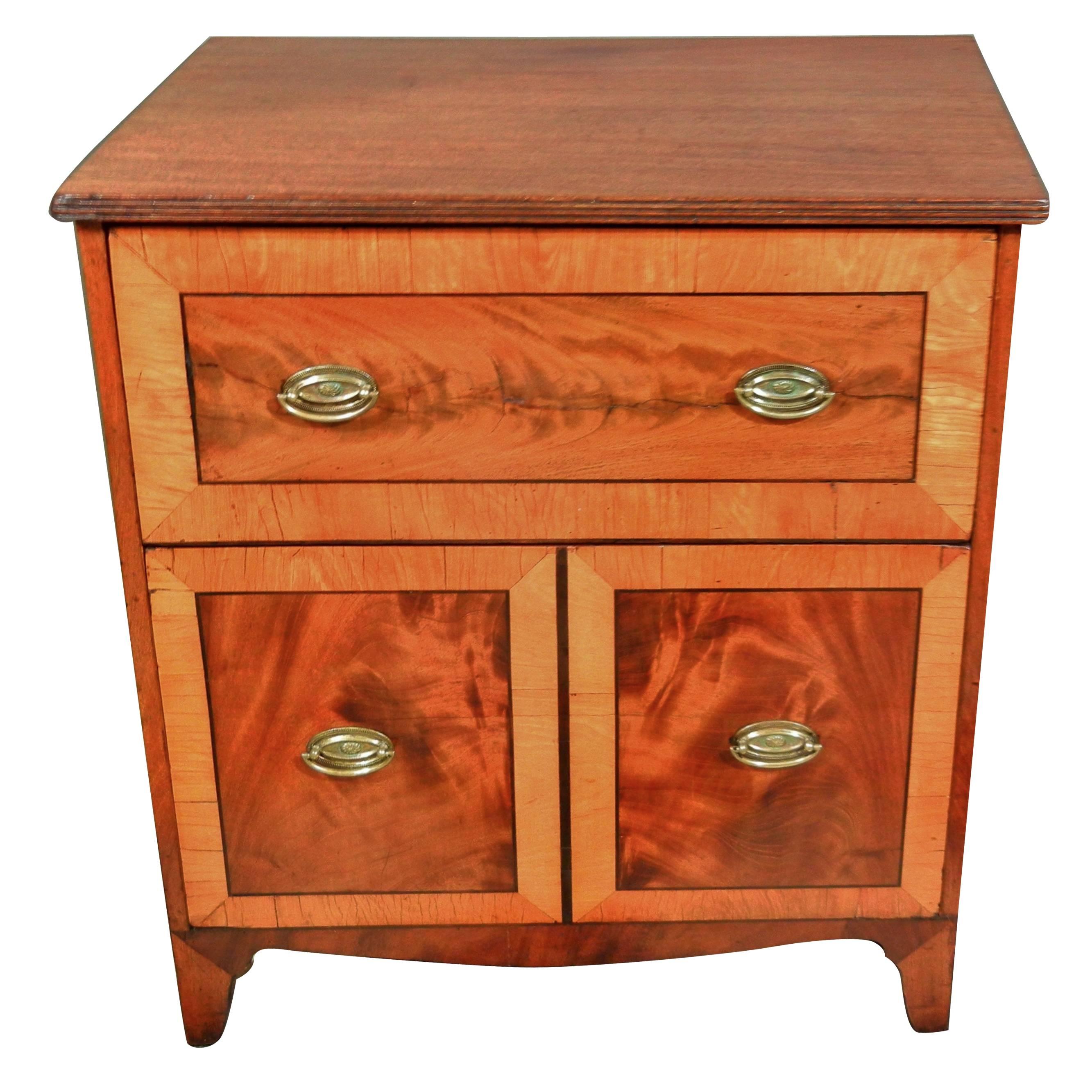 British Country-House Small Two-Drawer Chest, circa 1790