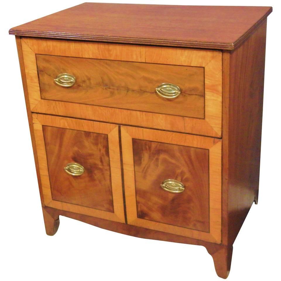 George III British Country-House Small Two-Drawer Chest, circa 1790