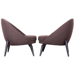 Pair of Spider Leg Chairs in the Style of Jean Royère, 1950 4