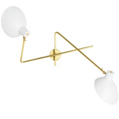 Vittoriano Viganò 'VV Cinquanta Twin' Wall Lamp in White