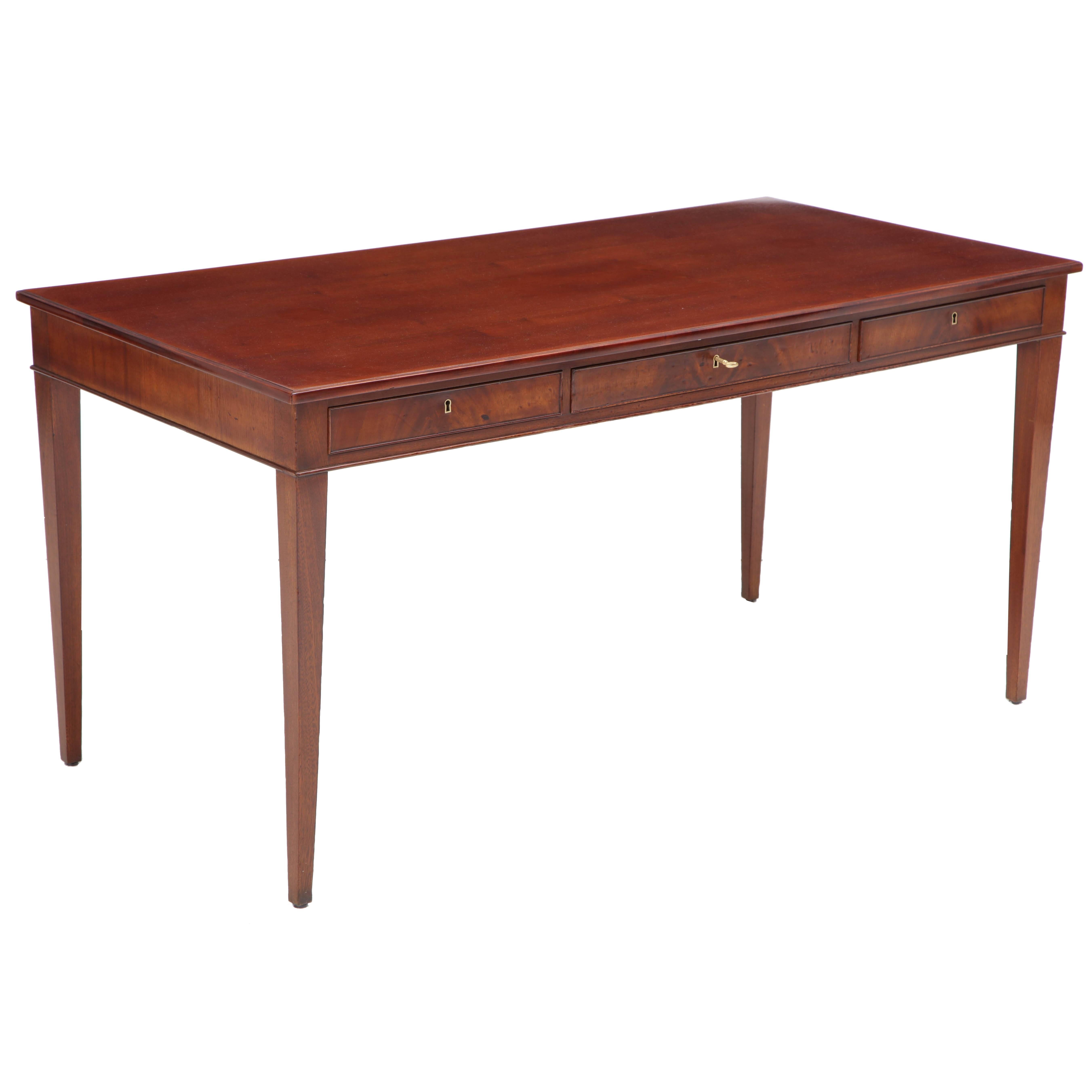 Frits Henningsen Mahogany Writing Table, circa 1940s