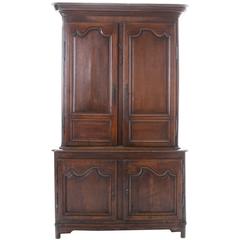 French 18th Century Oak Buffet a' Deux Corps 12