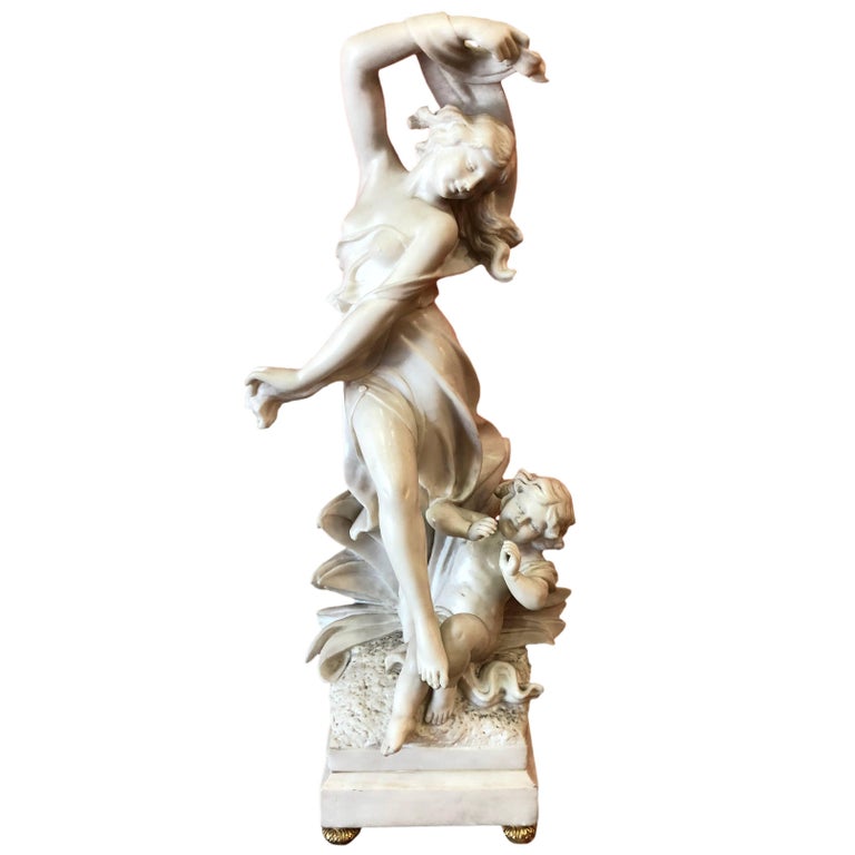 Marble Statue of "Crouching Venus" at 1stdibs