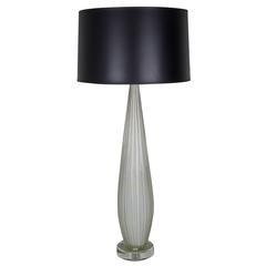 1950s Italian Murano Glass Table Lamp by Archimede Seguso 12