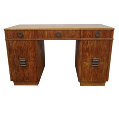 Paul Frankl for Brown Saltman Combed Wood Desk
