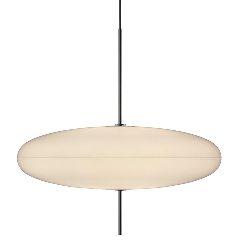 Gino Sarfatti Model No 2065 Ceiling Light In Black And White For Gino Sarfatti Model No 2065 Ceiling Light