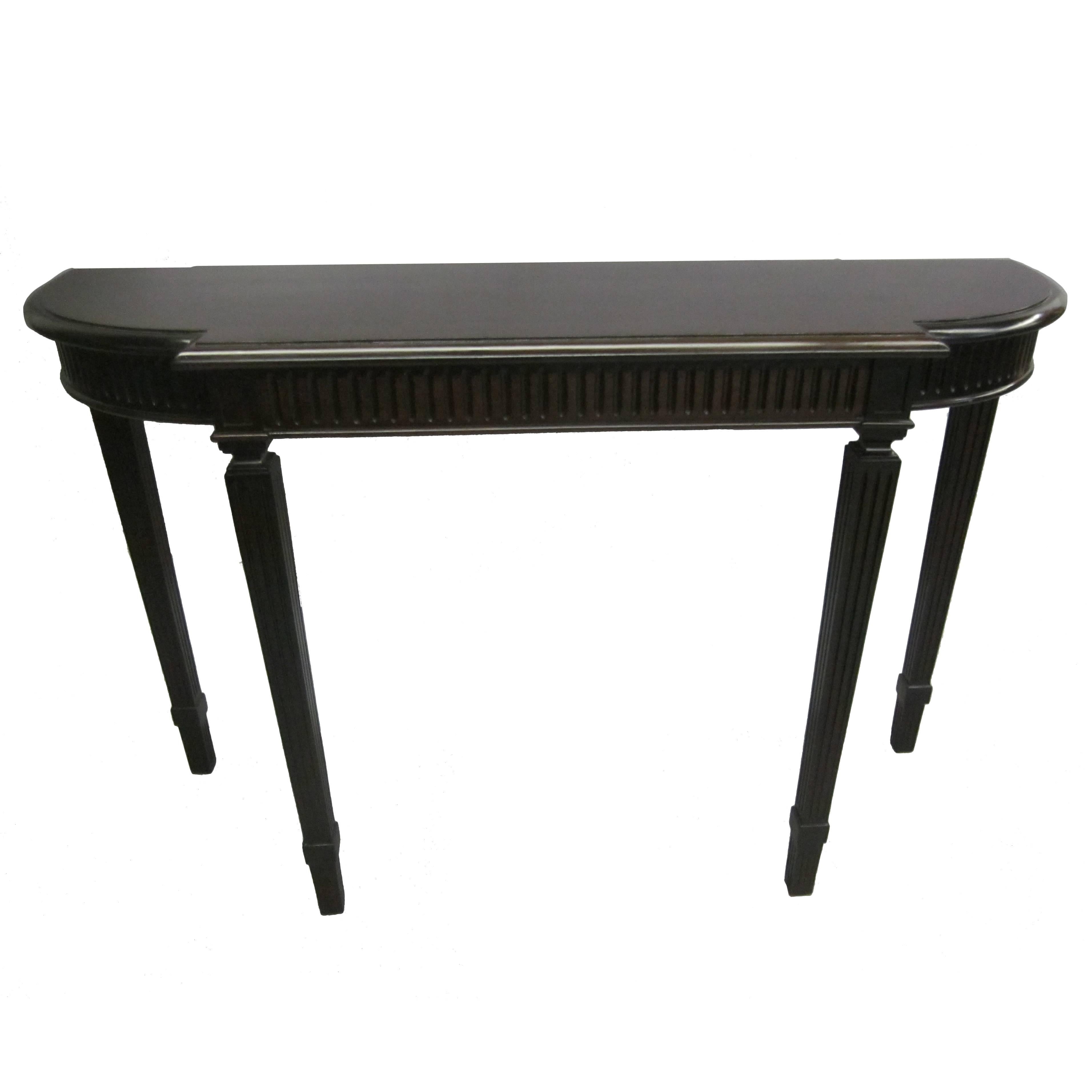 Italian Modern Neoclassical Console Table in the Manner of Paolo Buffa For Sale