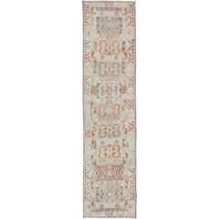 Unique Turkish Runner with Geometric and Tribal Elements 