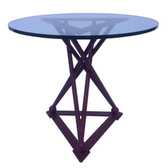 Single Large Triangle End Table in the Style of Noguchi