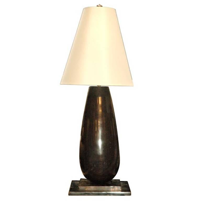 Bronze Lingum Lamp For Sale