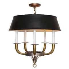 An American Five Light Empire Style Ceiling Light