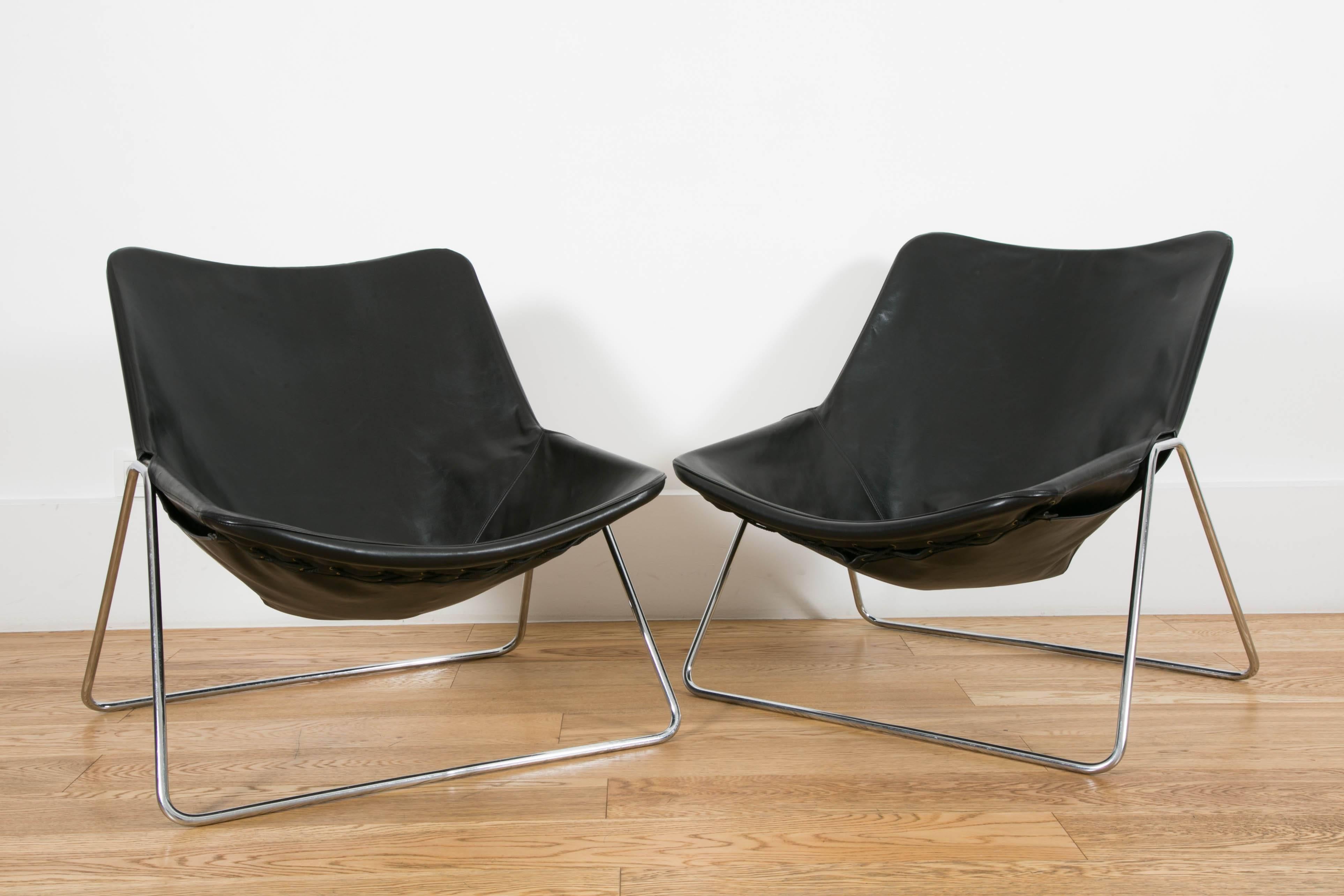 Pair of chairs G1 by Pierre Guariche - Airborne edition - 1953 In Good Condition For Sale In Paris, FR