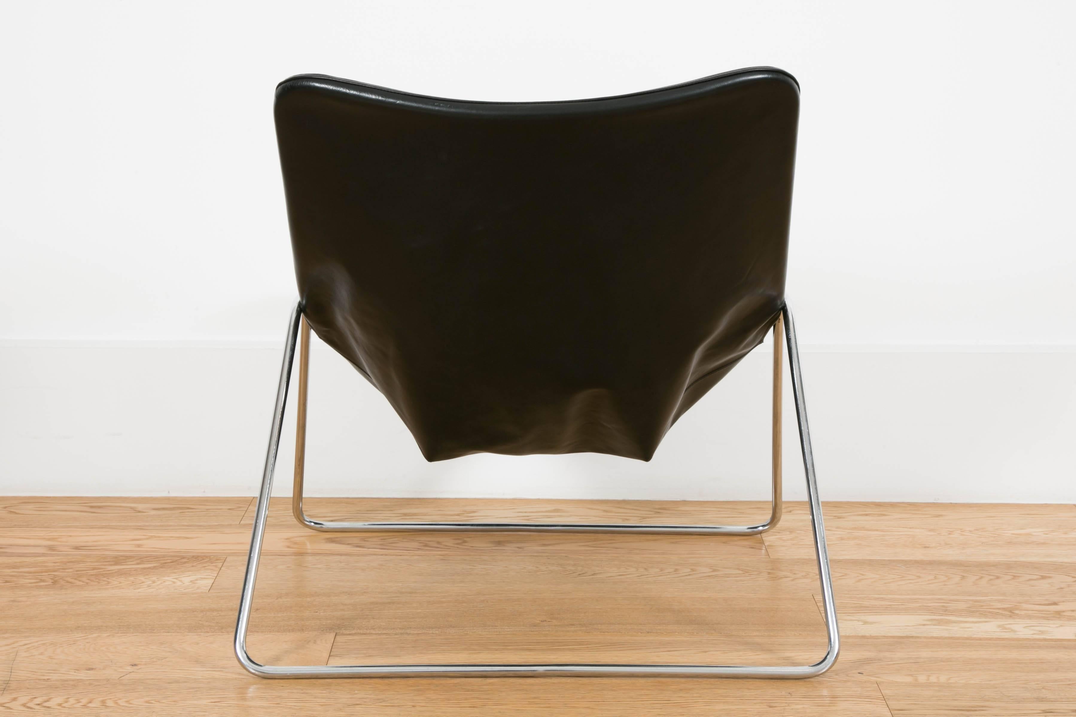 Chrome Pair of chairs G1 by Pierre Guariche - Airborne edition - 1953 For Sale