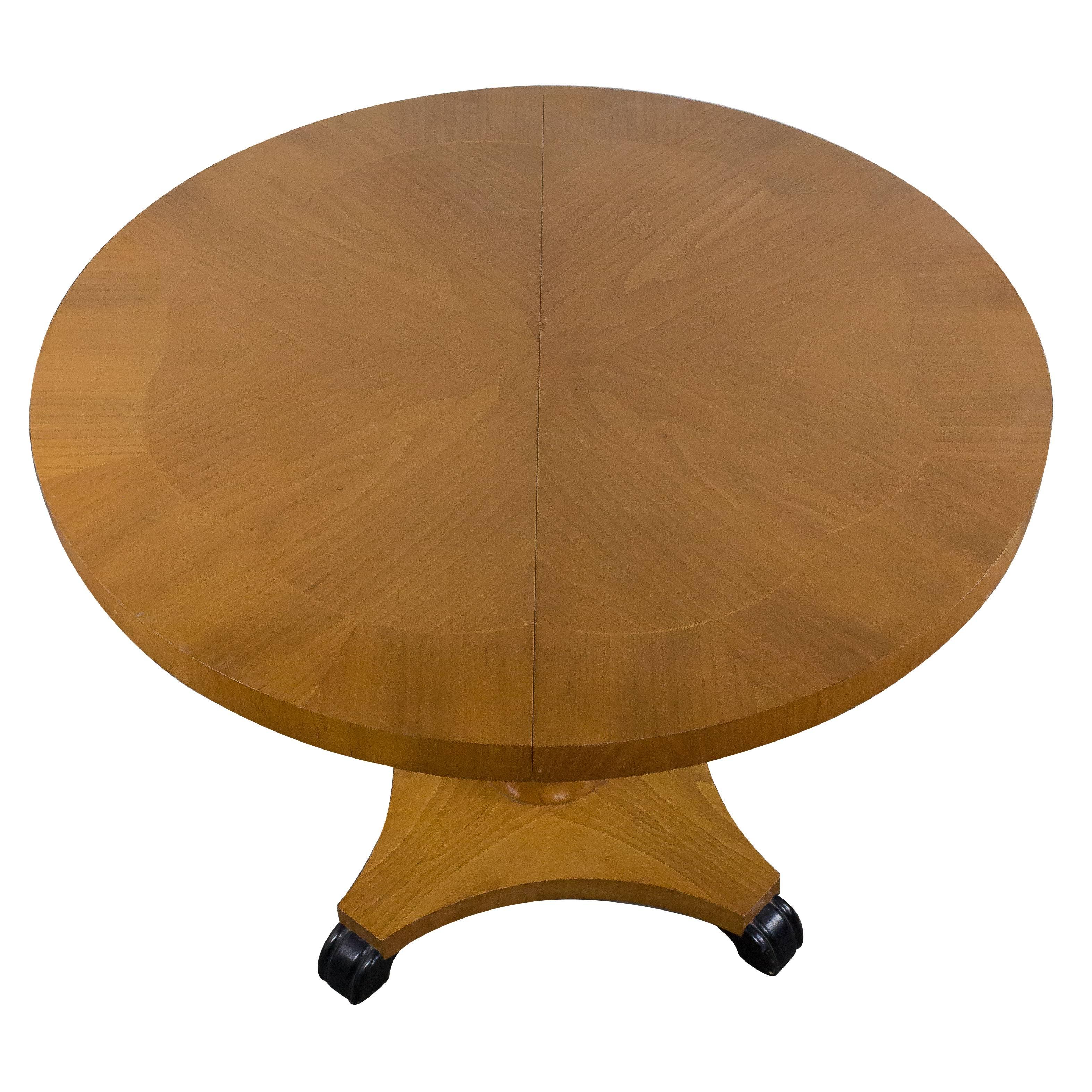 Adjustable Art Deco Pedestal Table For Sale